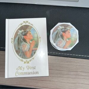 White 'My First Communion' Keepsake Book